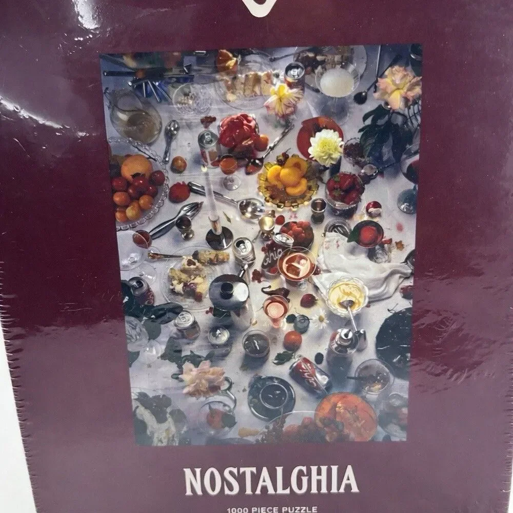 Ghia Nostalghia 1000pc Puzzle Sealed Food & Drink Table Scene Promo